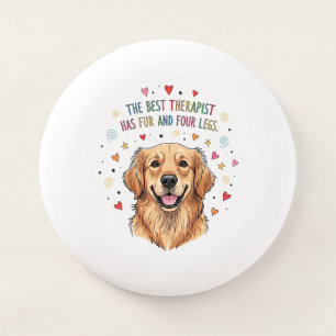 Cute Golden Retriever Doodle Wham-O Frisbee