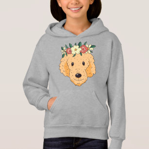 Cute Golden Retriever Head Hoodie