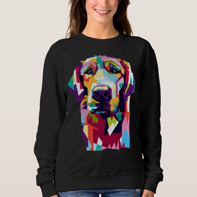 Cute Golden Retriever Labrador Lab    Sweatshirt (Front)