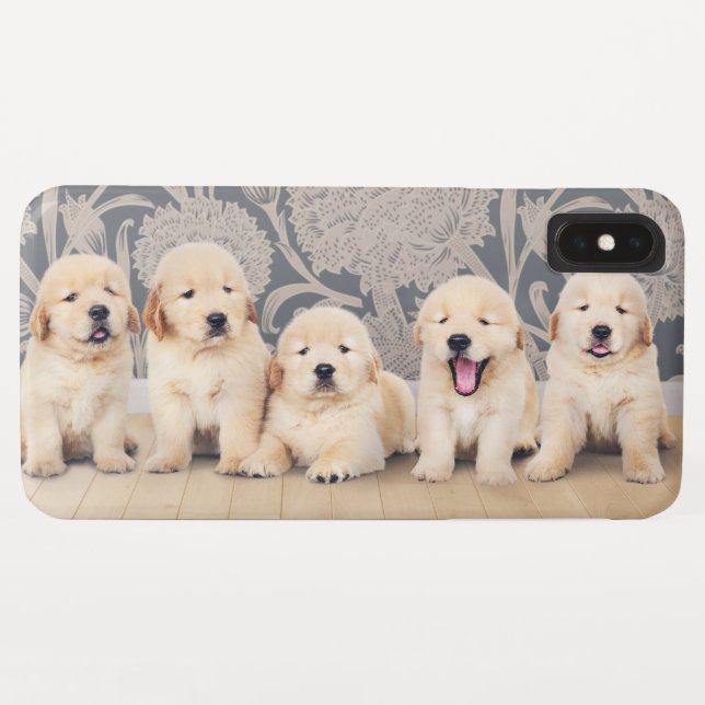 Cute Golden Retriever Puppy Dog Case-Mate iPhone Case (Back (Horizontal))