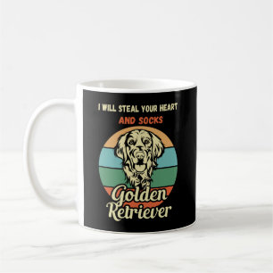 Cute Golden Retriver. Heart stealing dog. Funny  Coffee Mug