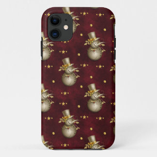 Cute Golden Snowman iPhone 11 Case