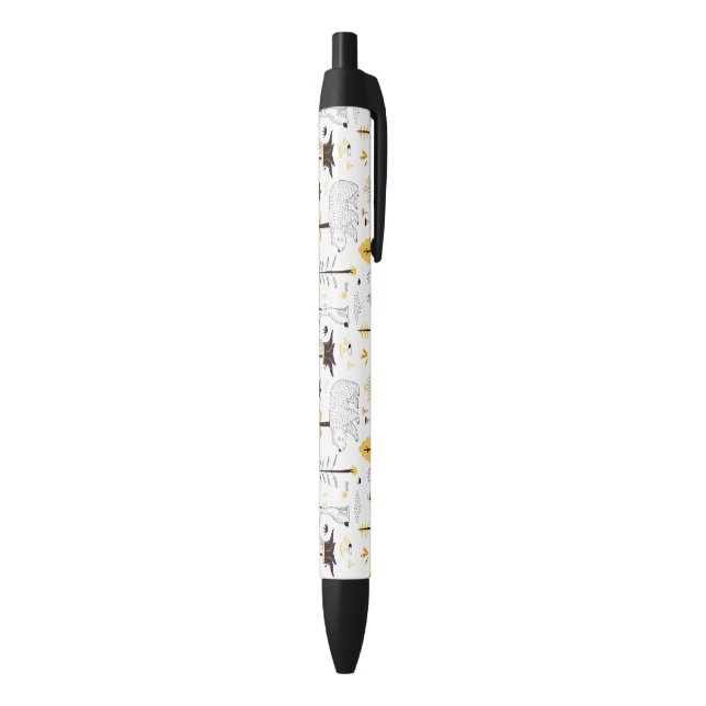 Cute Golden Woods Scene Pattern Pen (Bottom (Vertical))