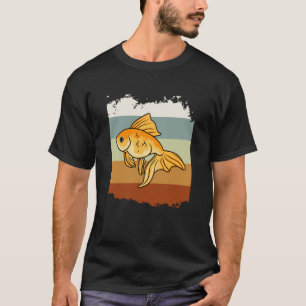 Cute Goldfish Aquarium Artsy Fish T-Shirt