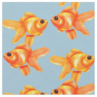 Cute Goldfish Fabric