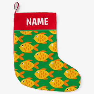 Cute goldfish pet Holiday sock Christmas stocking