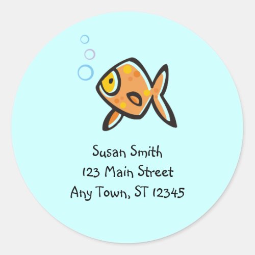 Cute Goldfish Sticker