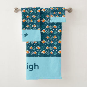 Cute Goldfish Towel