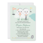 Cute Golf Ball and Tee Bride Groom Bridal Shower