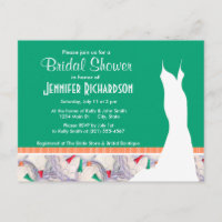 Cute Golf Balls & Tees Pattern Invitation Postcard