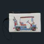 Cute Golf Cart Change Purse<br><div class="desc">These images of fun things we ride art belong to an ongoing series of everyday things such as airplanes, motorcycles, tractors, pedal cars created by Richard Neuman in his rural studio near McComb, Ohio. Busses, airplanes, motorcycles, tractors, peddle cars, golf carts, bicycles of all kinds have fascinated people of all...</div>