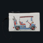 Cute Golf Cart Coin Purse<br><div class="desc">These images of fun things we ride art belong to an ongoing series of everyday things such as airplanes, motorcycles, tractors, pedal cars created by Richard Neuman in his rural studio near McComb, Ohio. Busses, airplanes, motorcycles, tractors, peddle cars, golf carts, bicycles of all kinds have fascinated people of all...</div>