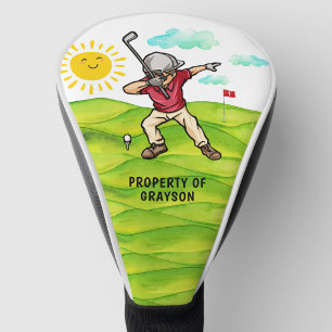 Cute Golf Dabber for Kids Head Cover