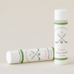 Cute Golf theme Bridal Shower Party Favor Lip Balm