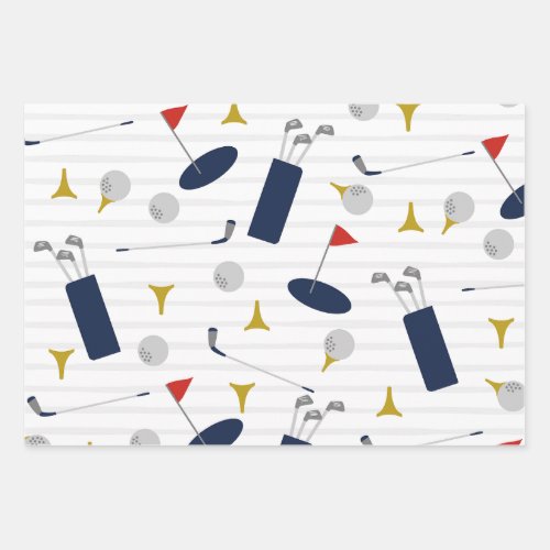 Cute Golf wrapping paper