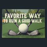 Cute Golfing Humor Decor for Fans Doormat<br><div class="desc">Golf Cart Fun: Step into the world of golf with this cool doormat featuring a whimsical golf cart and caddy. Designed for golf lovers and hobbyists,  it's a humorous and stylish addition to any home. Great for birthdays,  holidays,  or everyday fun.</div>