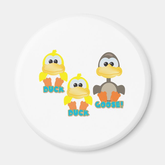 Cute Goofkins duck duck goose Magnet (Front)