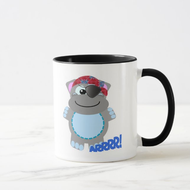 Cute Goofkins hippo pirate Mug (Right)