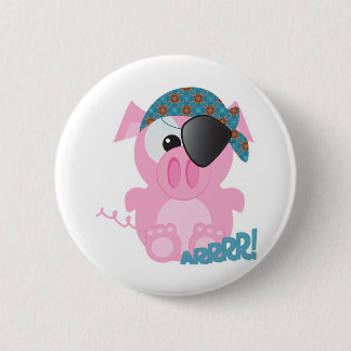Cute Goofkins piggy pirate Button