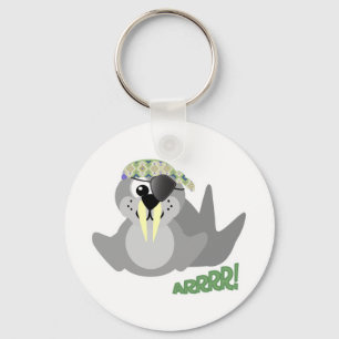 Cute Goofkins pirate walrus Keychain