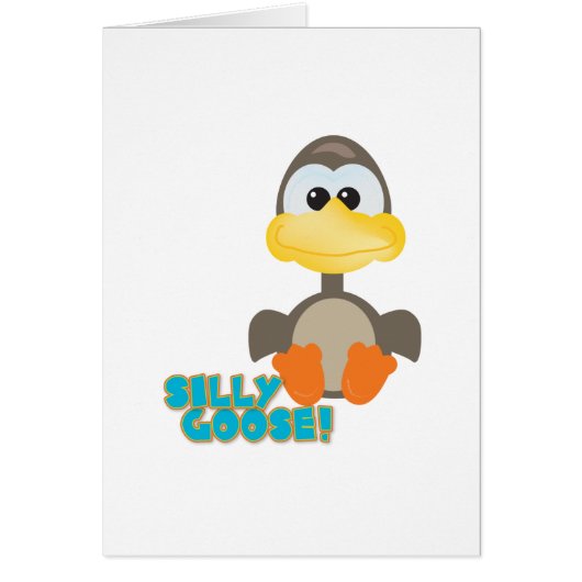 Cute Goofkins silly goose Cards (Front)
