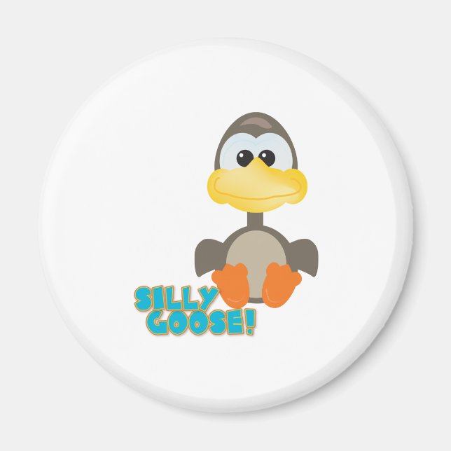 Cute Goofkins silly goose Magnet (Front)