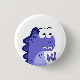 Cute Goofy Little Dino Button