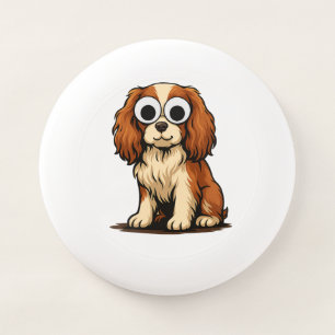 Cute Googly-Eye Puppy Illustration Wham-O Frisbee