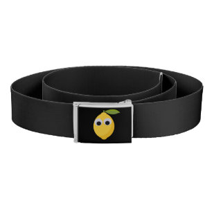 Cute Googly Eyes Lemon Character Belt