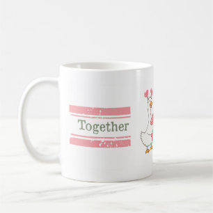 Cute Goose Couple Mug Together Forever Gift