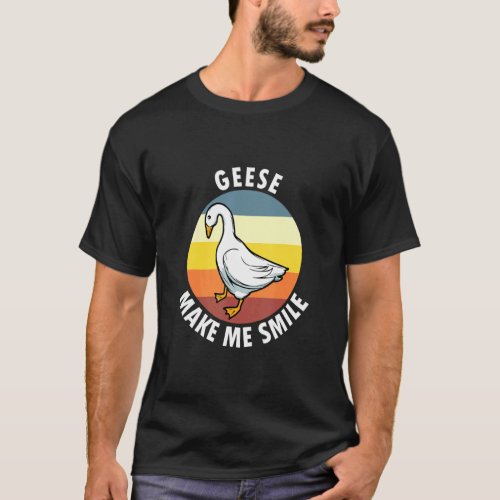 Cute Goose Nature Bird Wildlife Geese  T_Shirt