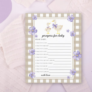 Cute goose - Party game prayers for baby