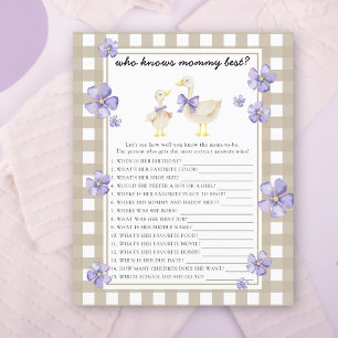 Cute goose - Who knows mommy best