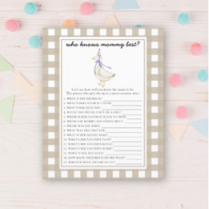 Cute goose - Who knows mommy best