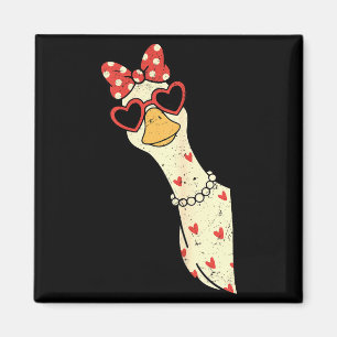 Cute Goose Xoxo Be Mine Happy Valentine's Day Wome Magnet