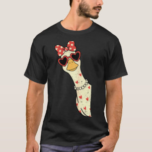 Cute Goose Xoxo Be Mine Happy Valentine's Day Wome T-Shirt