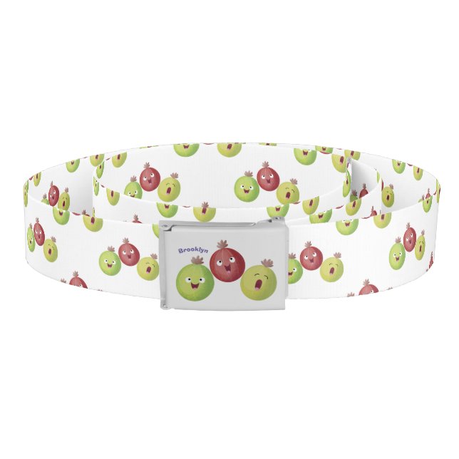 Cute gooseberry trio singing cartoon belt (Coil)