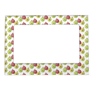 Cute gooseberry trio singing cartoon magnetic frame