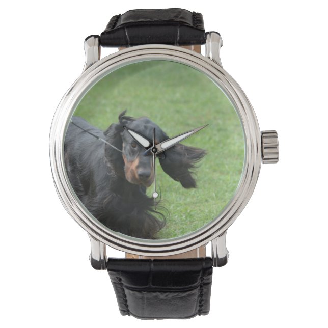 Cute Gordon Setter Watch (Front)