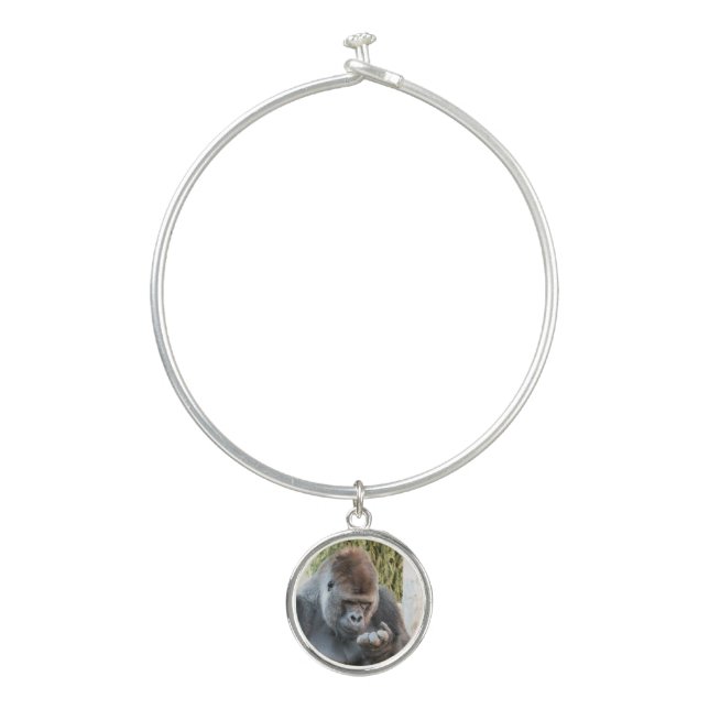 CUTE GORILLA BANGLE BRACELET (Front)