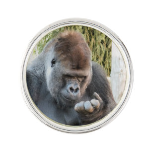 CUTE GORILLA LAPEL PIN
