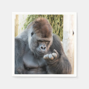 CUTE GORILLA NAPKINS