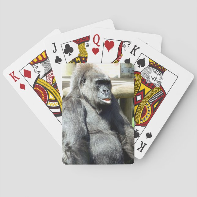 CUTE GORILLA POKER CARDS (Back)