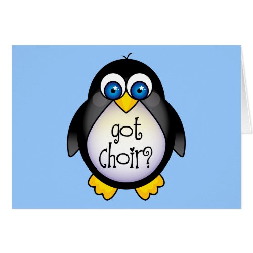 Cute Got Choir Penguin Gift