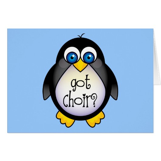Cute Got Choir Penguin Gift (Front Horizontal)