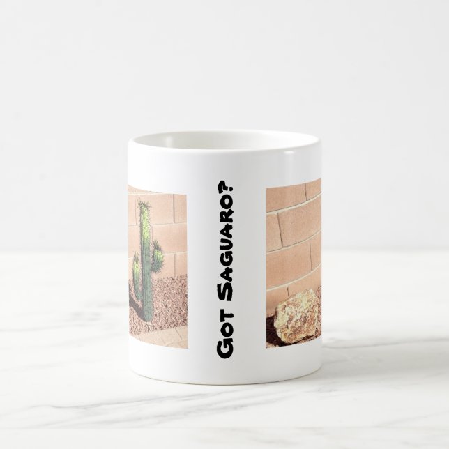 Cute Got Saguaro Cactus Morphing Mug (Center)