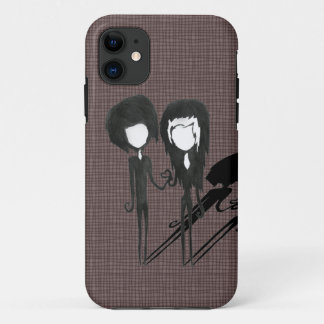 Cute Goth Emo Couple Boy and Girl iPhone 11 Case