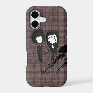 Cute Goth Emo Couple Boy and Girl iPhone 17 Case