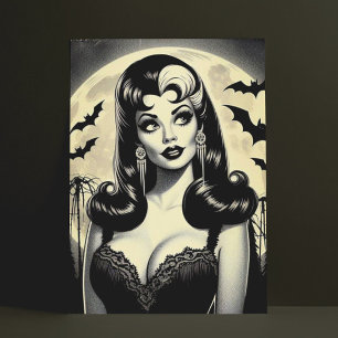 Cute Goth Girl Postcard