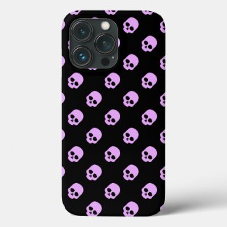 Cute Goth Pink Skulls